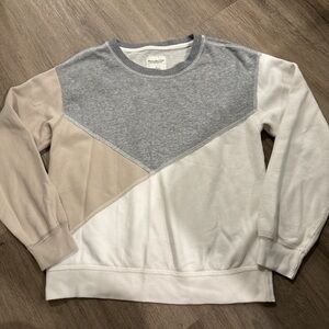 Abercrombie & Fitch Heather Gray Sweatshirt